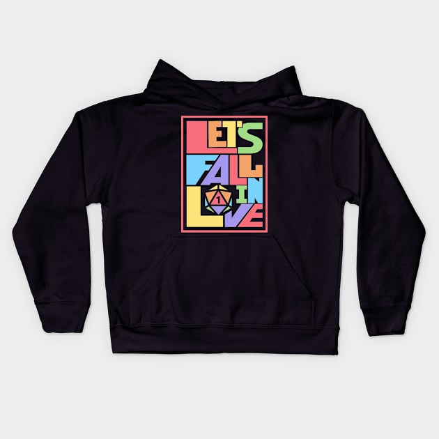 DnD Design Let's Fail in Love Nat1 Kids Hoodie by OfficialTeeDreams